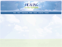 Tablet Screenshot of healingtothenations.com